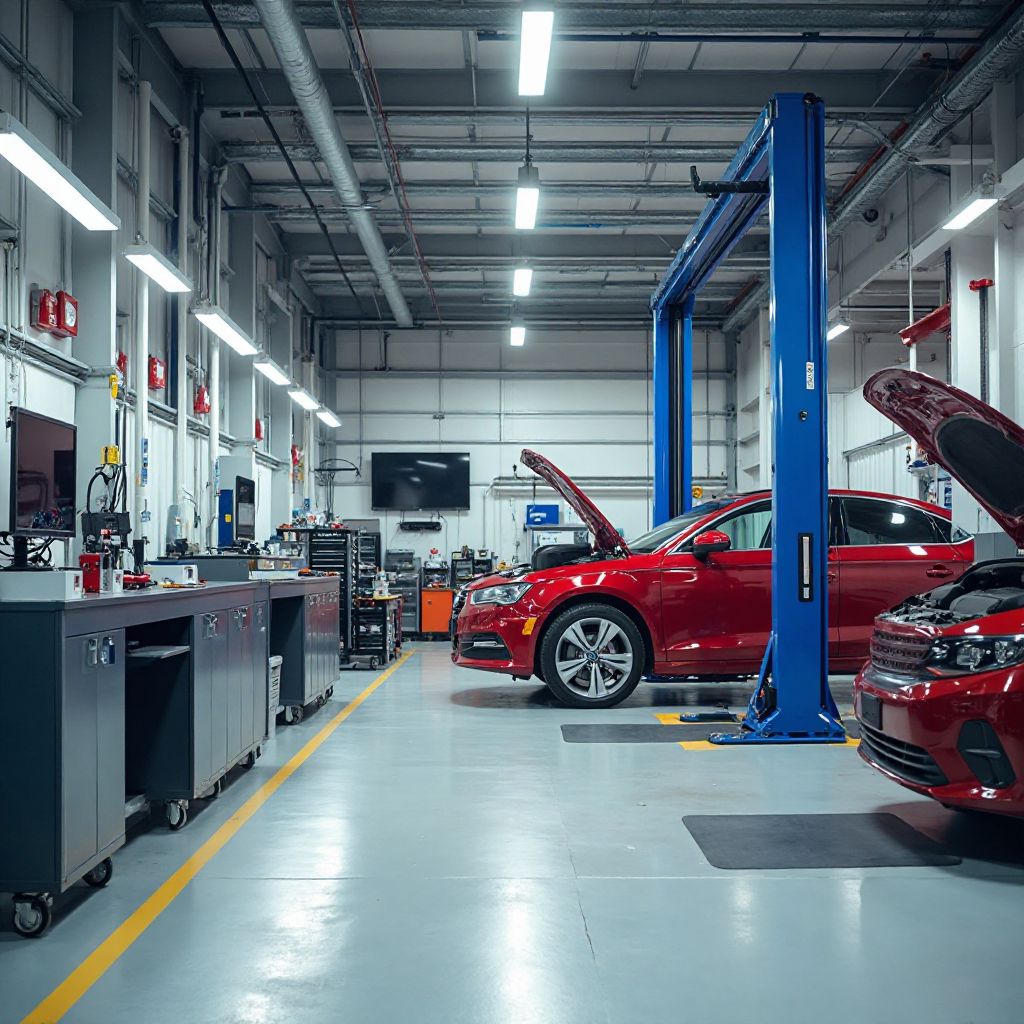 Service Bay Interior