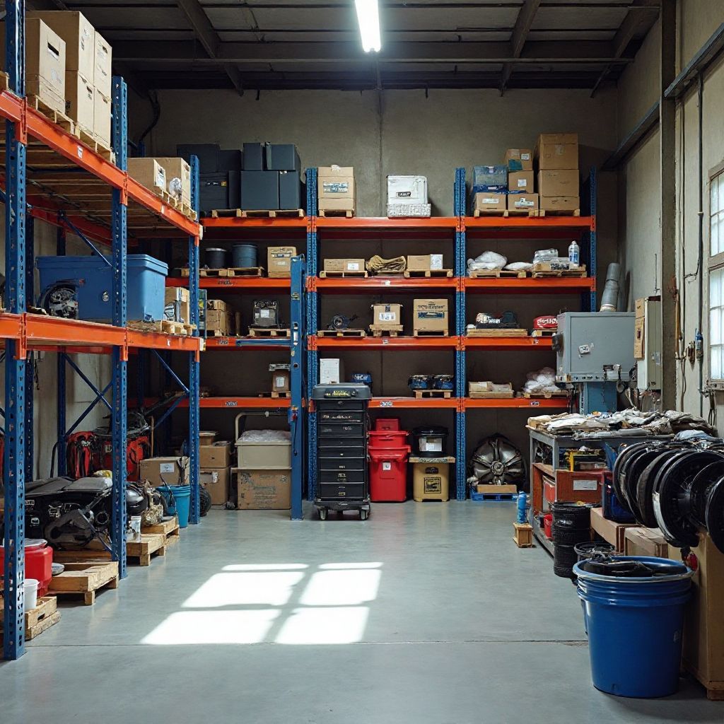 Parts Storage Area